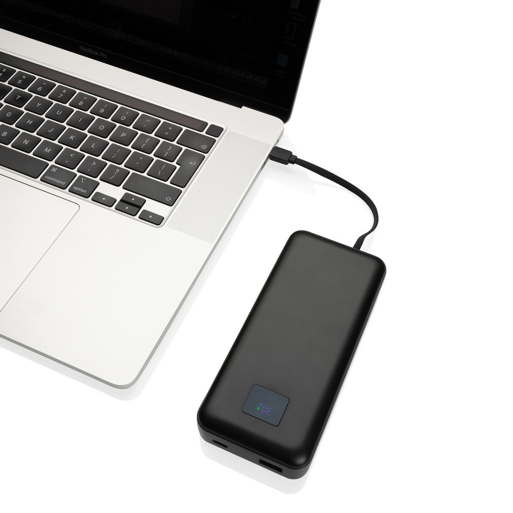 Power bank ekologiczny 20000 mAh z ładowaniem laptopa 65W - zdjęcie 3