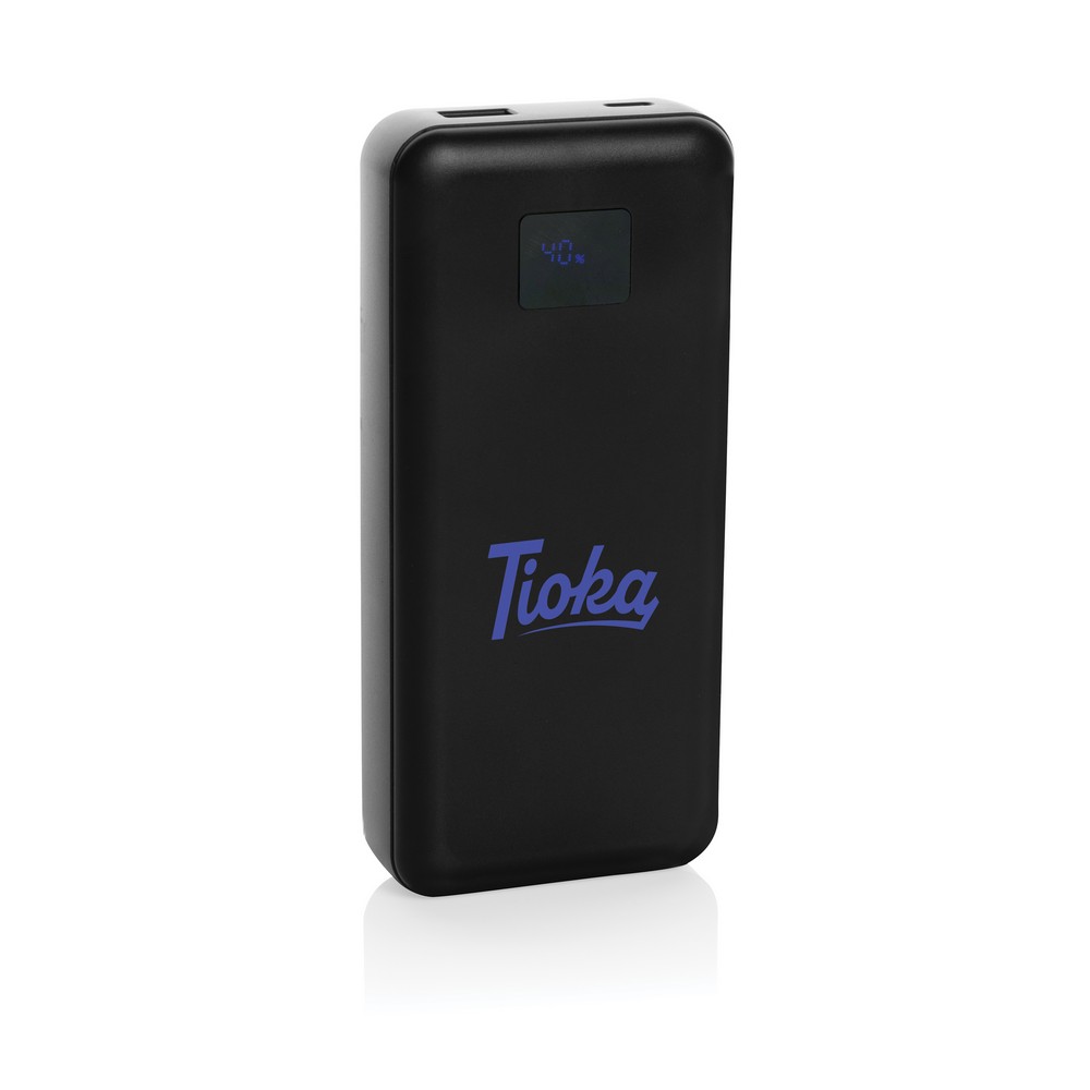Power bank ekologiczny 20000 mAh z ładowaniem laptopa 65W - Power banki z nadrukiem logo | VEBI - zdjęcie 7