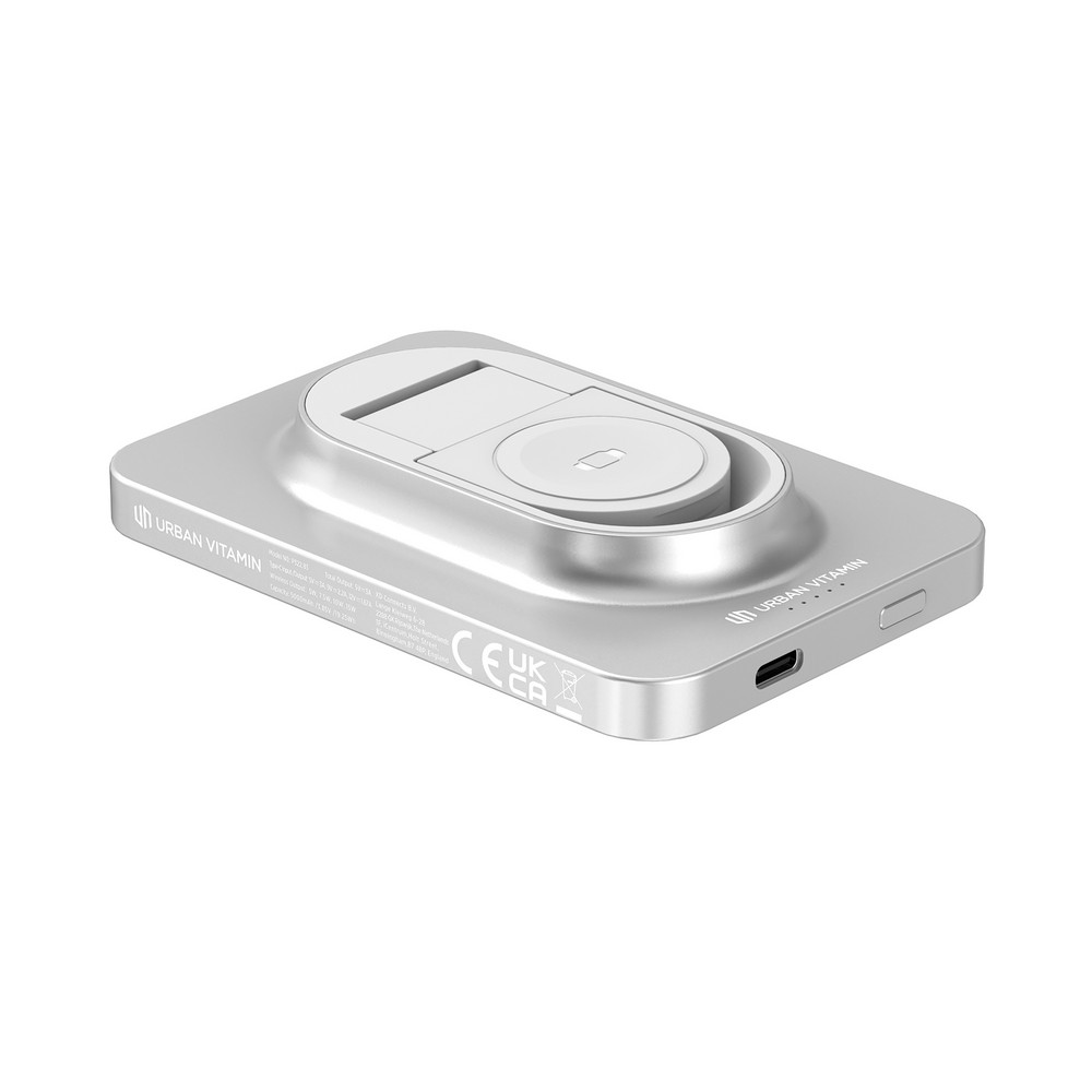 Power bank magnetyczny 5000 mAh z ładowarką do Apple Watch - Power banki z nadrukiem logo | VEBI - zdjęcie 6