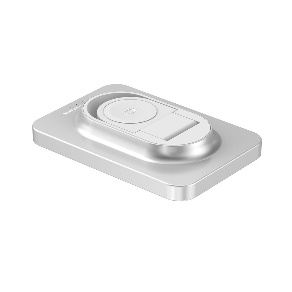 Power bank magnetyczny 5000 mAh z ładowarką do Apple Watch - Power banki z nadrukiem logo | VEBI - zdjęcie 7