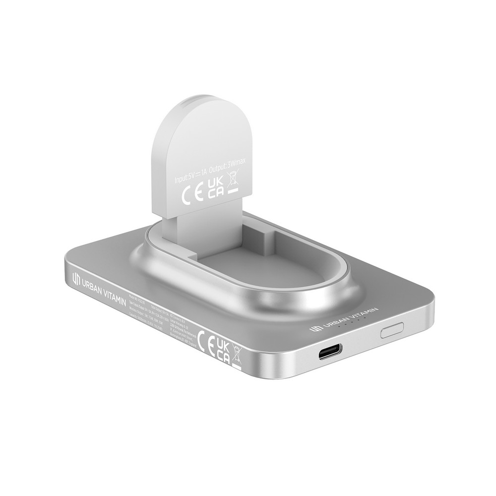Power bank magnetyczny 5000 mAh z ładowarką do Apple Watch - Power banki z nadrukiem logo | VEBI - zdjęcie 8