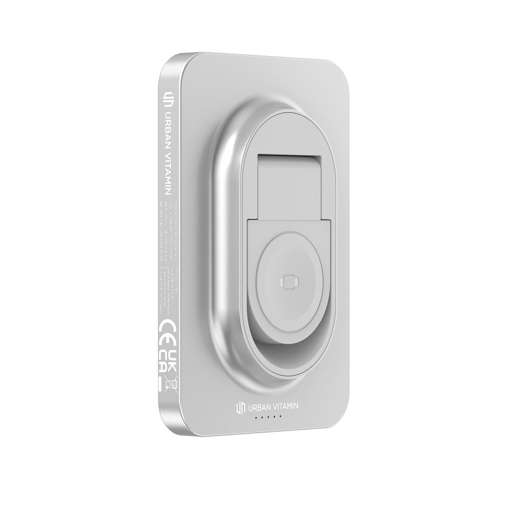 Power bank magnetyczny 5000 mAh z ładowarką do Apple Watch - Power banki z nadrukiem logo | VEBI - zdjęcie 12