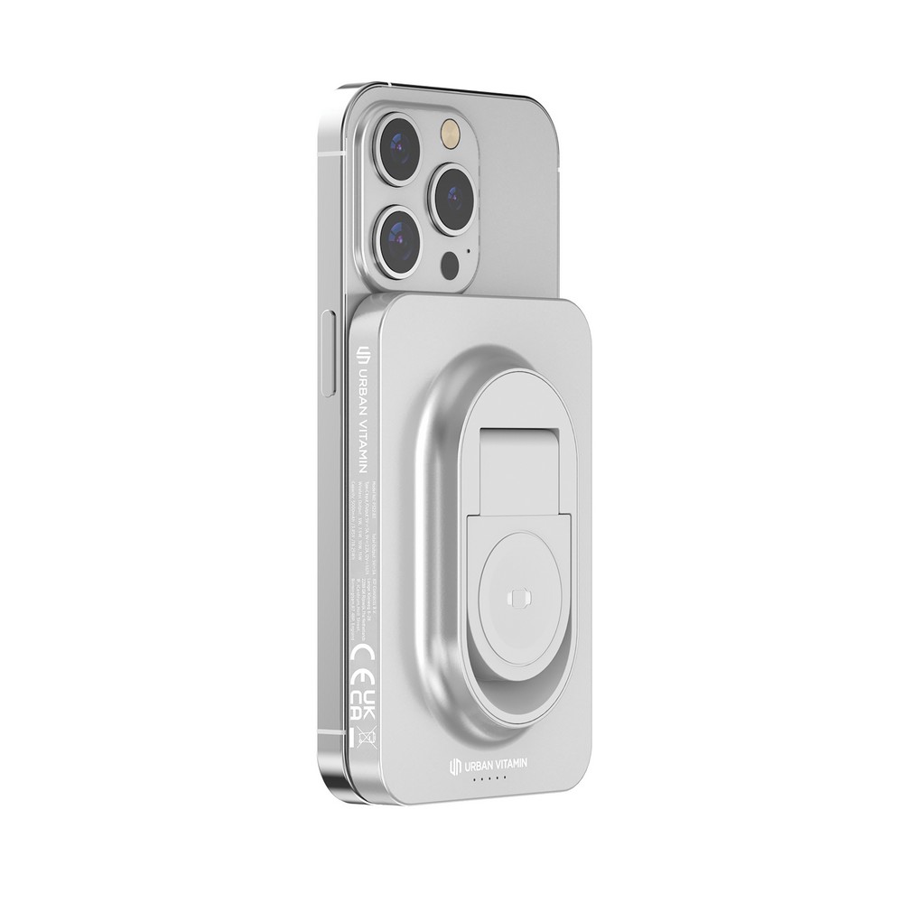 Power bank magnetyczny 5000 mAh z ładowarką do Apple Watch - Power banki z nadrukiem logo | VEBI - zdjęcie 13