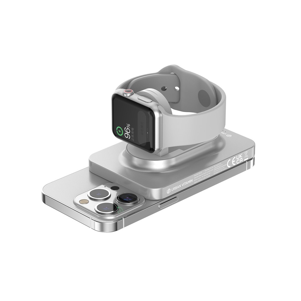 Power bank magnetyczny 5000 mAh z ładowarką do Apple Watch - Power banki z nadrukiem logo | VEBI - zdjęcie 14