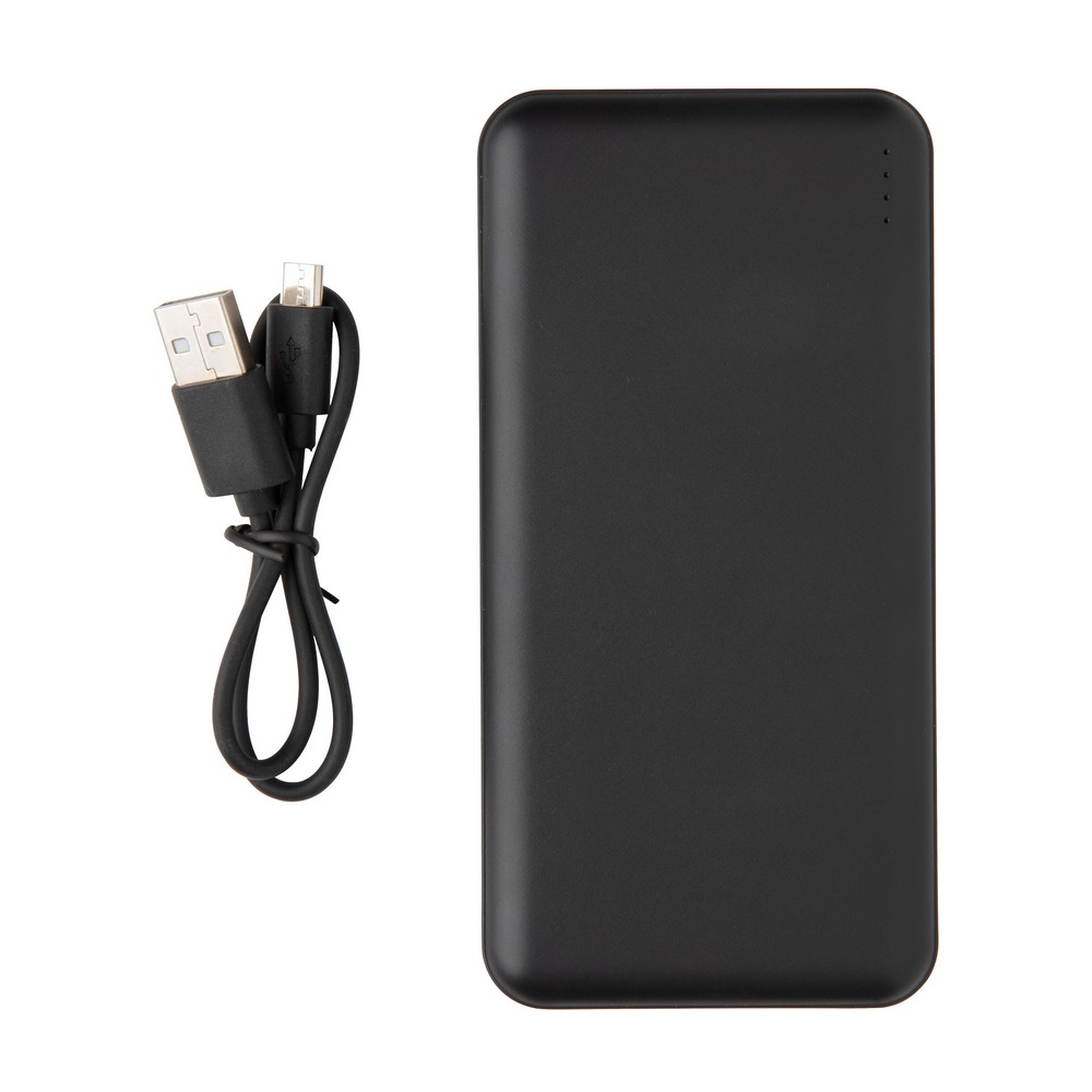 Power Bank 10000 mAh z podwójnym USB - kompaktowy i wydajny - Power banki z nadrukiem logo | VEBI - zdjęcie 14