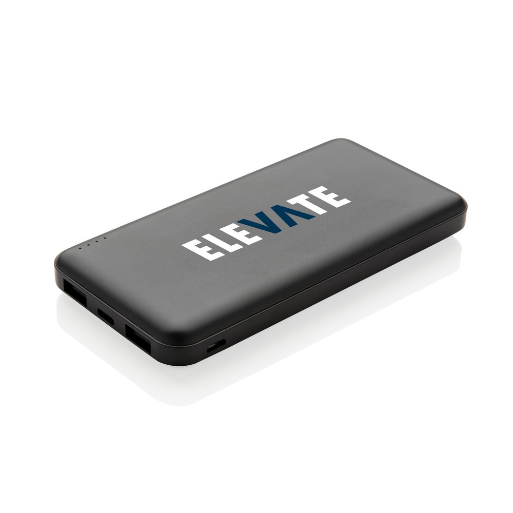 Power Bank 10000 mAh z podwójnym USB - kompaktowy i wydajny - Power banki z nadrukiem logo | VEBI - zdjęcie 19