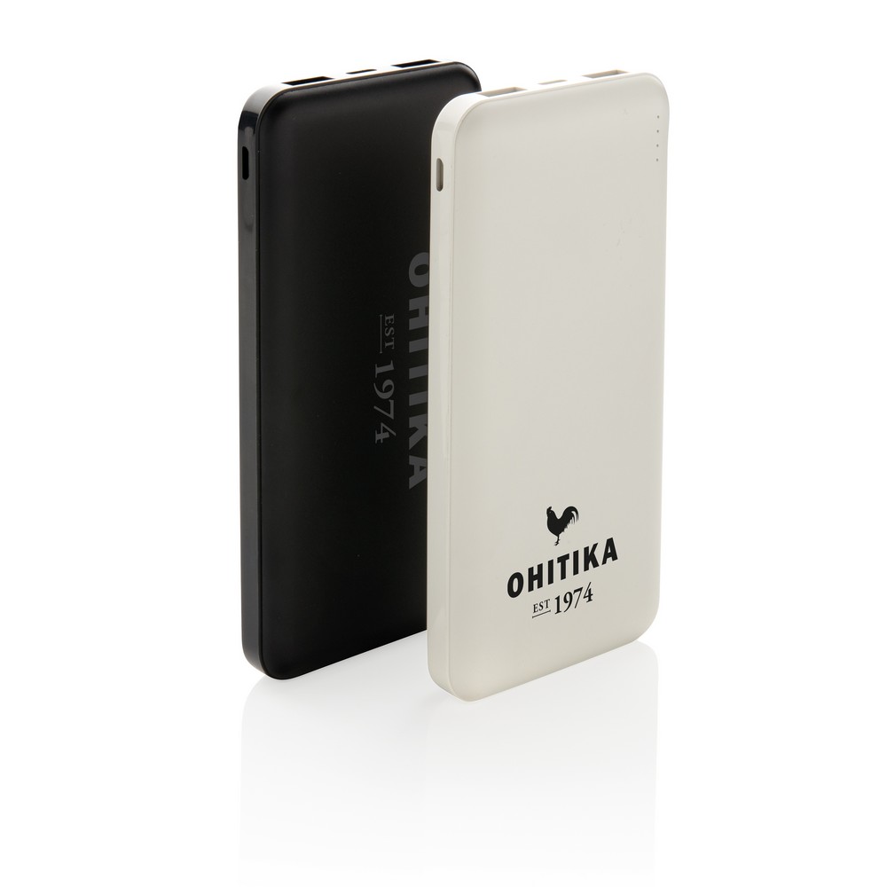 Power Bank 10000 mAh z podwójnym USB - kompaktowy i wydajny - Power banki z nadrukiem logo | VEBI - zdjęcie 20