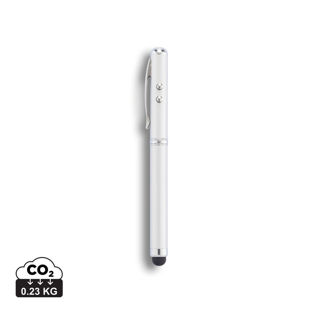 Długopis wielofunkcyjny 4w1 z touch pen i laserem - Touch pen z nadrukiem logo | VEBI - zdjęcie 8