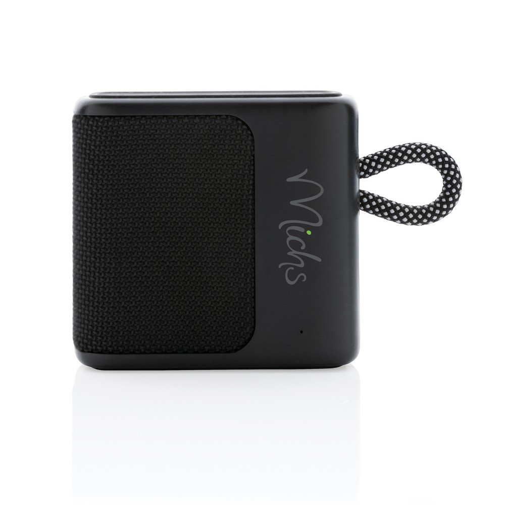 Wodoodporny głośnik Bluetooth Splash 3W - IPX6 - Głośniki z nadrukiem logo | VEBI - zdjęcie 6