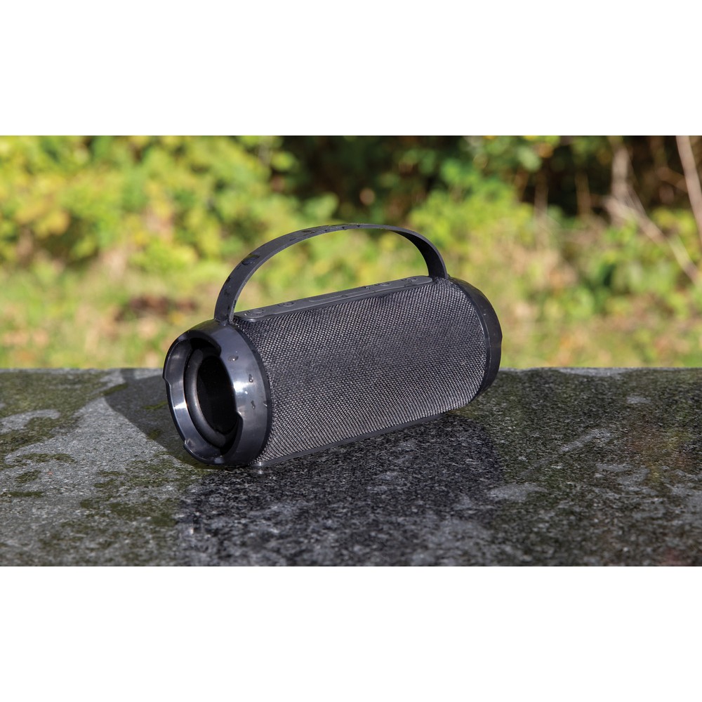 Głośnik bezprzewodowy Soundboom 6W z recyklingu IPX4 - Głośniki z nadrukiem logo | VEBI - zdjęcie 6