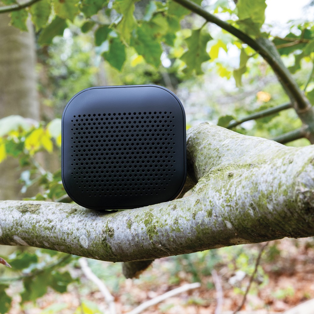 Ekologiczny głośnik bezprzewodowy Soundbox 3W z IPX4 - Głośniki z nadrukiem logo | VEBI - zdjęcie 7