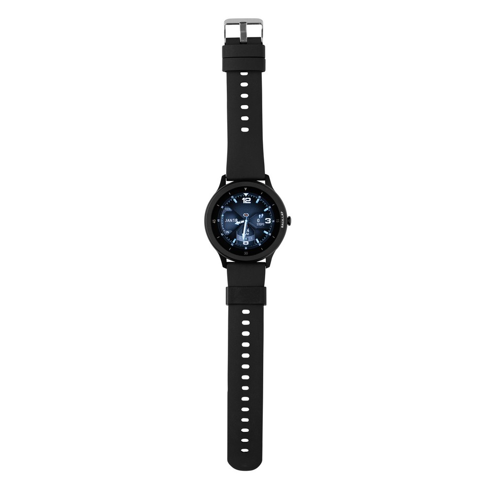 Smartwatch Swiss Peak z TPE z recyklingu - monitor aktywności - Elektronika z nadrukiem logo | VEBI - zdjęcie 6