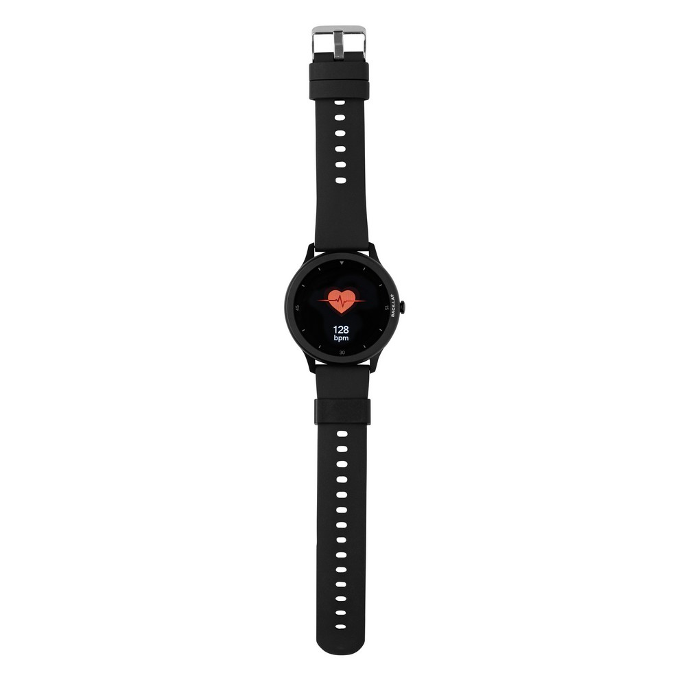 Smartwatch Swiss Peak z TPE z recyklingu - monitor aktywności - Elektronika z nadrukiem logo | VEBI - zdjęcie 7