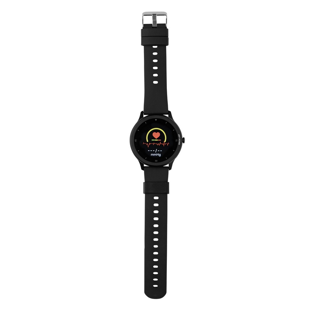 Smartwatch Swiss Peak z TPE z recyklingu - monitor aktywności - Elektronika z nadrukiem logo | VEBI - zdjęcie 8