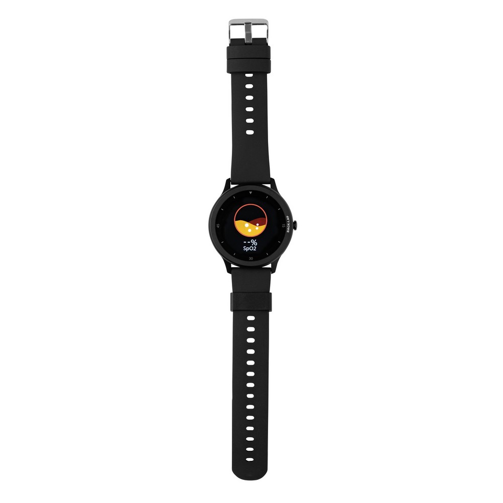 Smartwatch Swiss Peak z TPE z recyklingu - monitor aktywności - Elektronika z nadrukiem logo | VEBI - zdjęcie 9