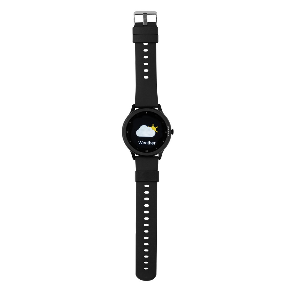 Smartwatch Swiss Peak z TPE z recyklingu - monitor aktywności - Elektronika z nadrukiem logo | VEBI - zdjęcie 11