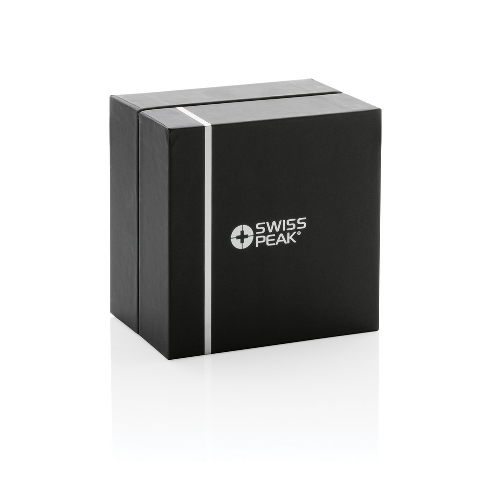 Smartwatch Swiss Peak z TPE z recyklingu - monitor aktywności - Elektronika z nadrukiem logo | VEBI - zdjęcie 16