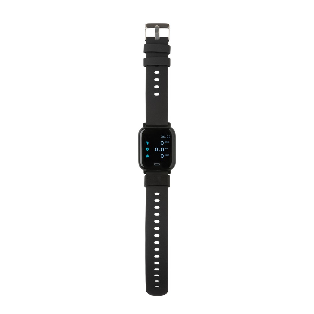 Smartwatch Eco z recyklingu - monitor aktywności 1,3" - Elektronika z nadrukiem logo | VEBI - zdjęcie 8