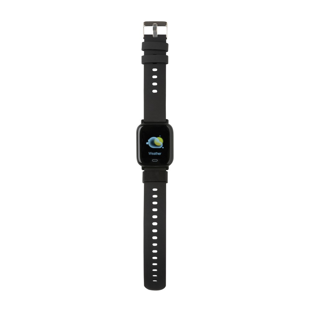 Smartwatch Eco z recyklingu - monitor aktywności 1,3" - Elektronika z nadrukiem logo | VEBI - zdjęcie 9