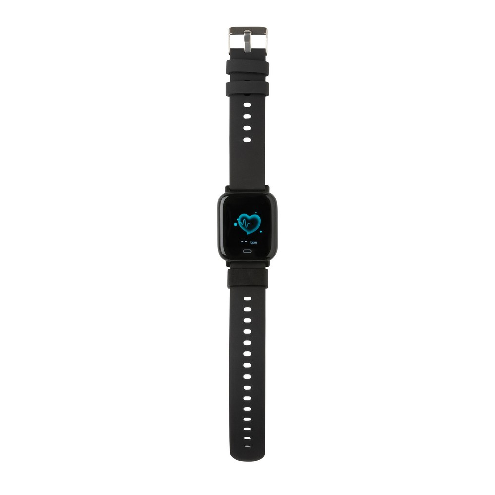 Smartwatch Eco z recyklingu - monitor aktywności 1,3" - Elektronika z nadrukiem logo | VEBI - zdjęcie 10