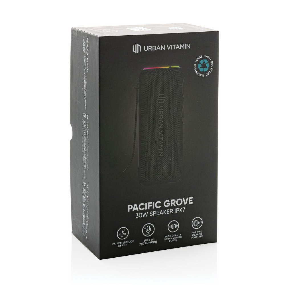 Wodoodporny głośnik bezprzewodowy 30W z logo firmy - zdjęcie 5