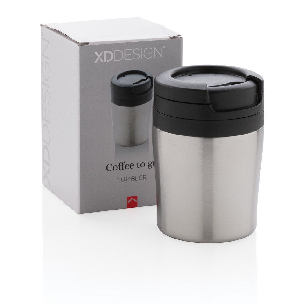 Kompaktowy kubek termiczny Coffee To Go 160ml - Kubki i butelki termiczne z nadrukiem logo | VEBI - zdjęcie 50