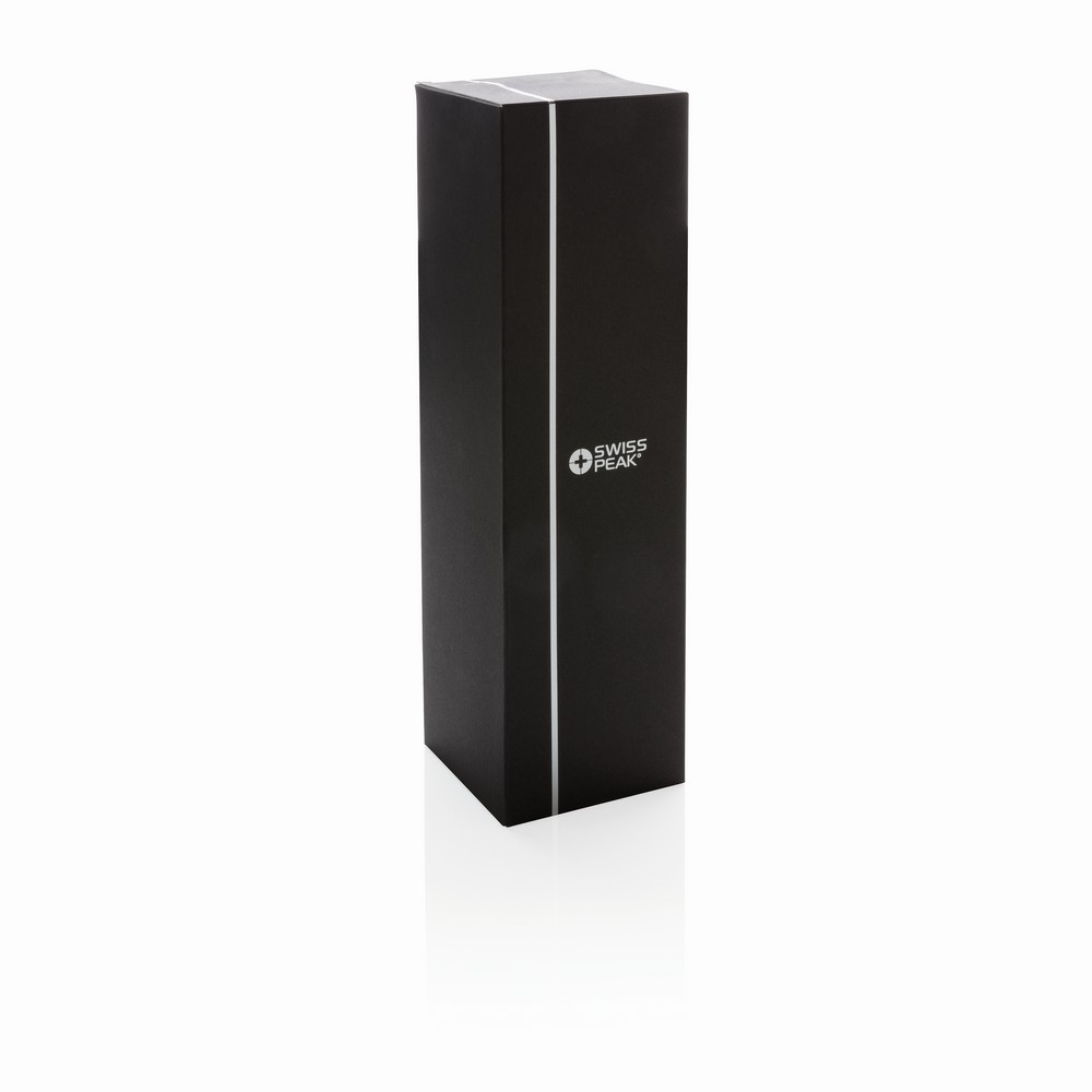 Termos Swiss Peak Elite 1L - izolacja próżniowa 24h - Kubki i butelki termiczne z nadrukiem logo | VEBI - zdjęcie 8