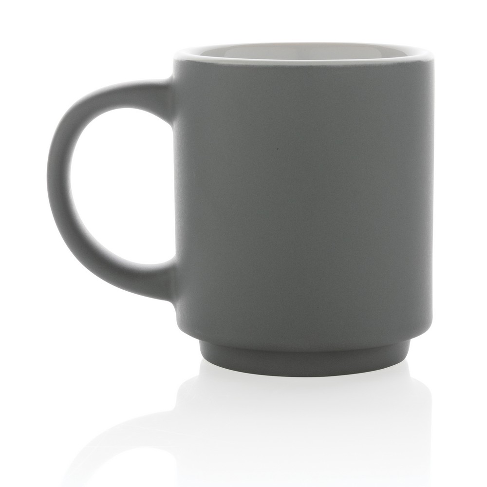 Kubek ceramiczny z możliwością układania w stosy 180ml - Kubki z nadrukiem logo | VEBI - zdjęcie 42