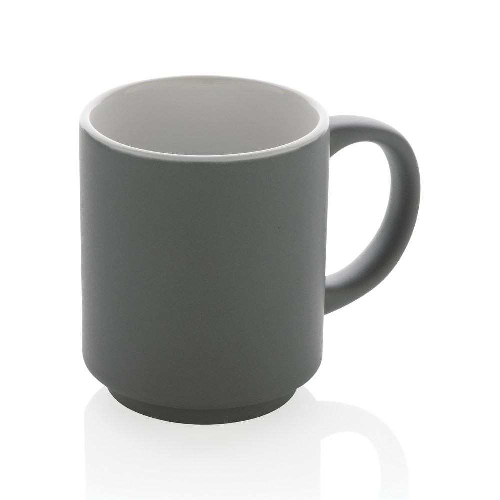 Kubek ceramiczny z możliwością układania w stosy 180ml - Kubki z nadrukiem logo | VEBI - zdjęcie 35