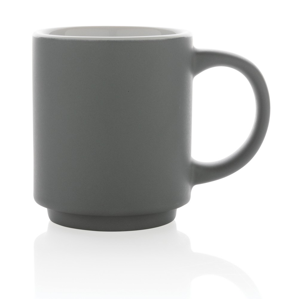 Kubek ceramiczny z możliwością układania w stosy 180ml - Kubki z nadrukiem logo | VEBI - zdjęcie 36