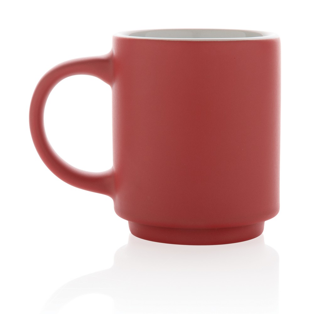 Kubek ceramiczny z możliwością układania w stosy 180ml - Kubki z nadrukiem logo | VEBI - zdjęcie 25