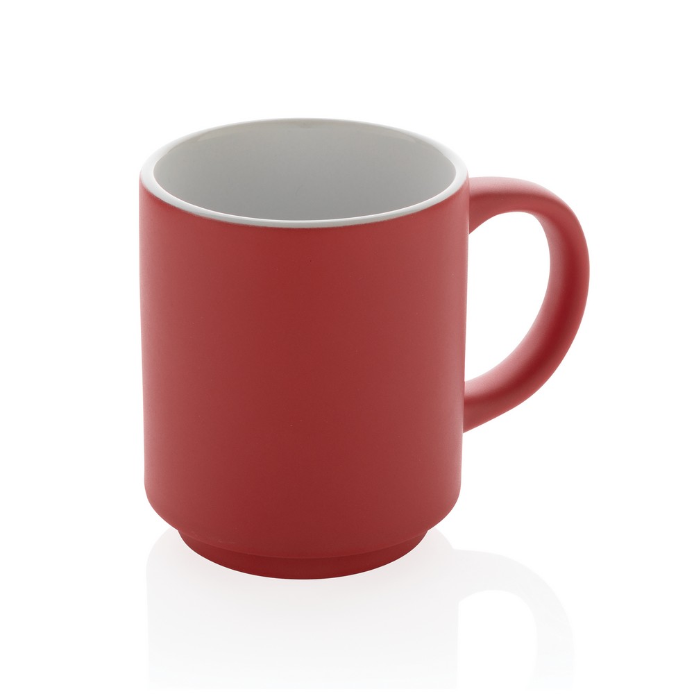 Kubek ceramiczny z możliwością układania w stosy 180ml - Kubki z nadrukiem logo | VEBI - zdjęcie 18