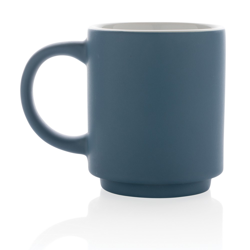 Kubek ceramiczny z możliwością układania w stosy 180ml - Kubki z nadrukiem logo | VEBI - zdjęcie 34