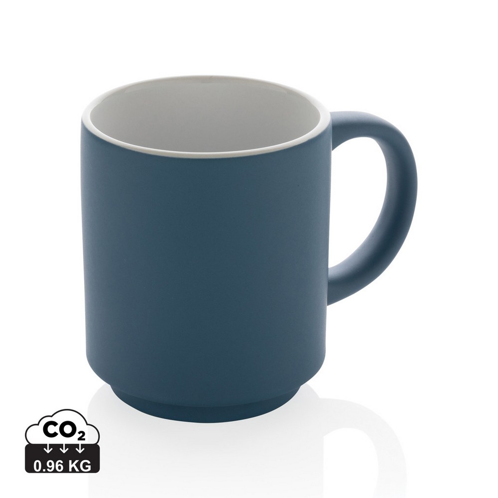 Kubek ceramiczny z możliwością układania w stosy 180ml - Kubki z nadrukiem logo | VEBI - zdjęcie 33