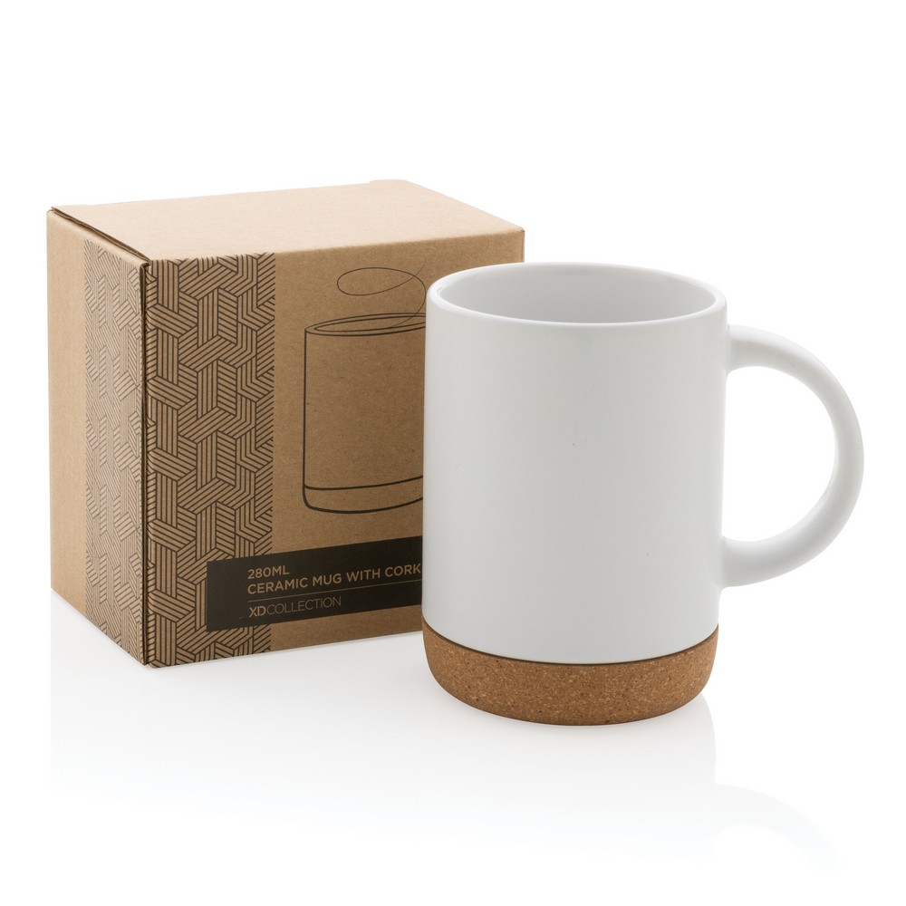 Kubek ceramiczny 280 ml z nadrukiem logo - Kubki z nadrukiem logo | VEBI - zdjęcie 3