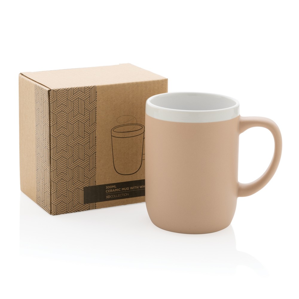 Kubek ceramiczny w pudełku prezentowym 300ml z nadrukiem - Kubki z nadrukiem logo | VEBI - zdjęcie 6