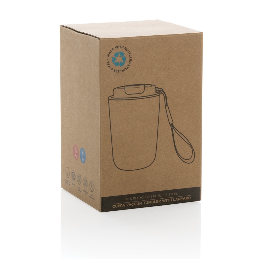 Kubek termiczny 380 ml Cuppa z nadrukiem logo - Kubki i butelki termiczne z nadrukiem logo | VEBI - zdjęcie 12
