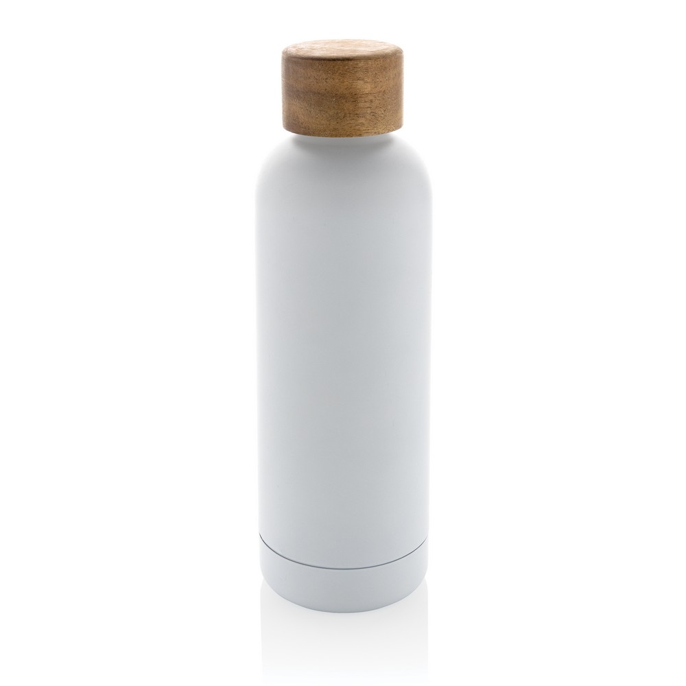 Butelka termiczna 500 ml Wood ze stali z recyklingu - Kubki i butelki termiczne z nadrukiem logo | VEBI