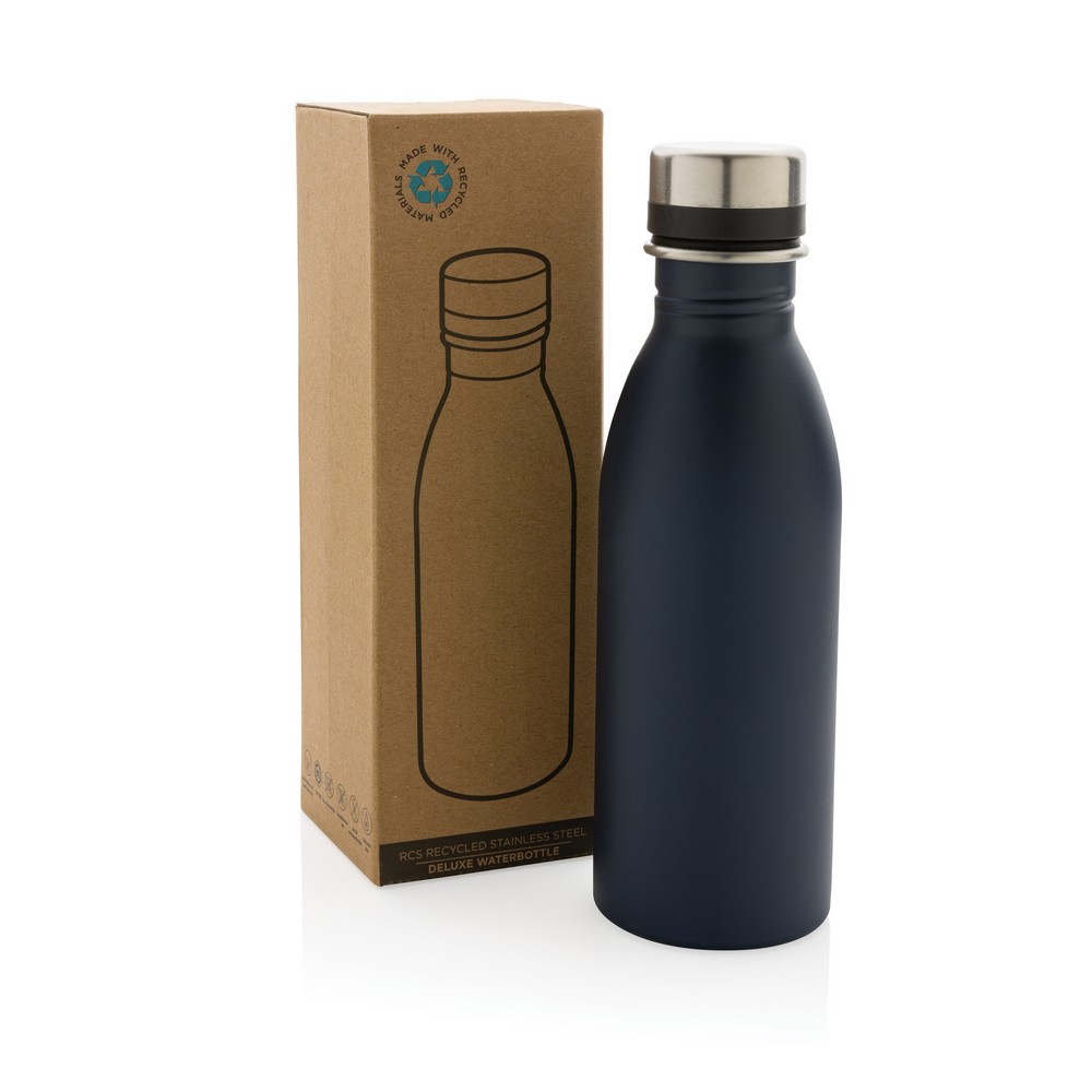 Butelka sportowa 500 ml stal z recyklingu z nadrukiem logo - Butelki i bidony z nadrukiem logo | VEBI - zdjęcie 32
