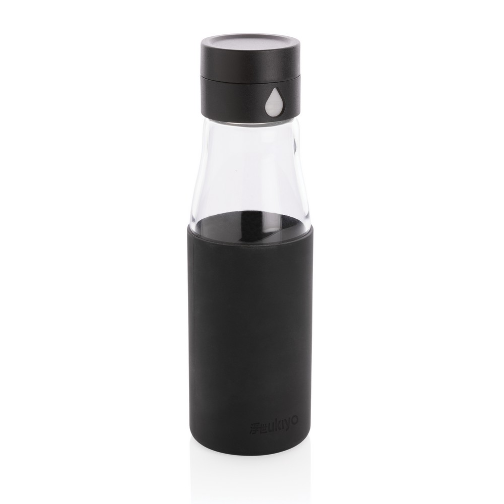 Szklana butelka 650 ml Ukiyo z nadrukiem logo - Kubki z nadrukiem logo | VEBI