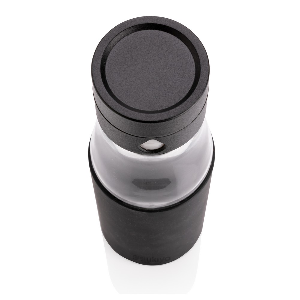 Szklana butelka 650 ml Ukiyo z nadrukiem logo - Kubki z nadrukiem logo | VEBI - zdjęcie 4