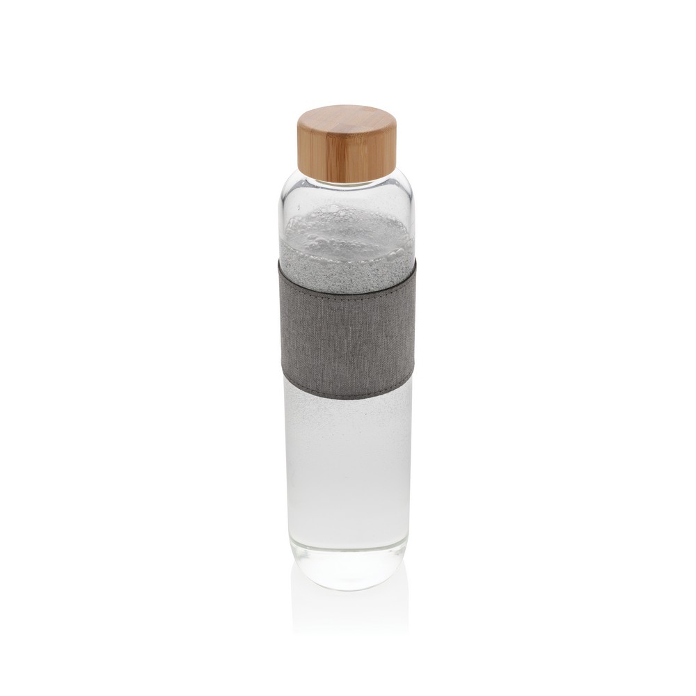 Szklana butelka 750ml z pokrowcem z recyclingu