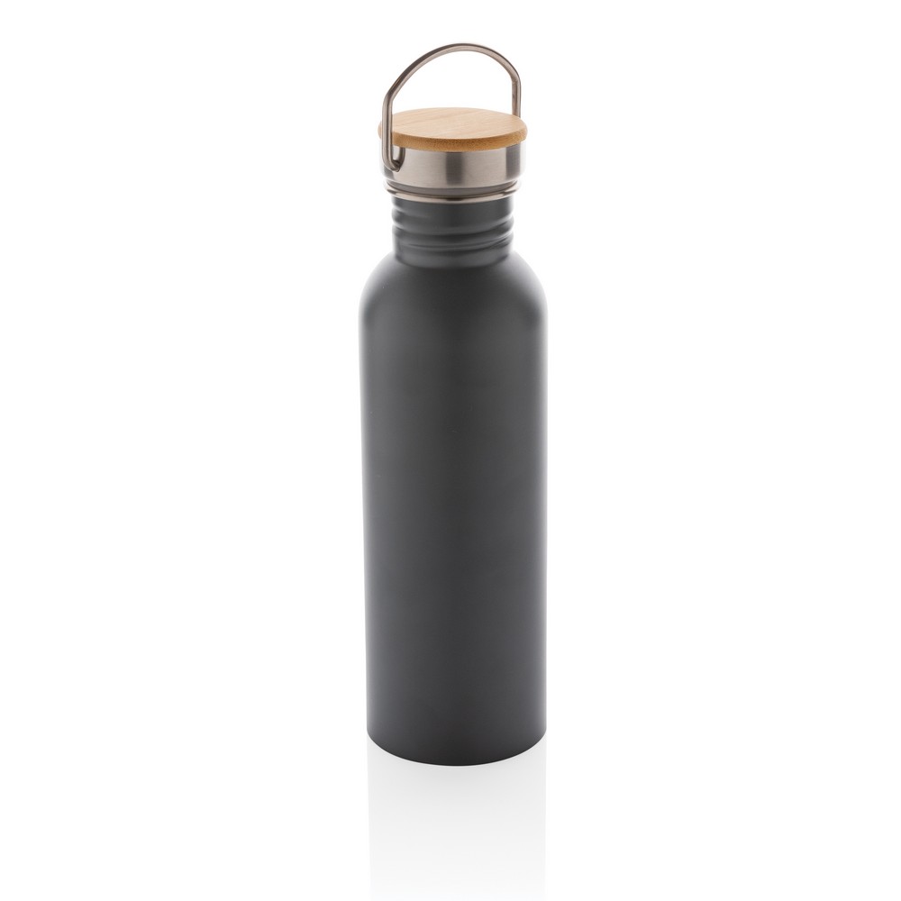Butelka sportowa stal bambusowa z uchwytem 700ml - Butelki i bidony z nadrukiem logo | VEBI - zdjęcie 29