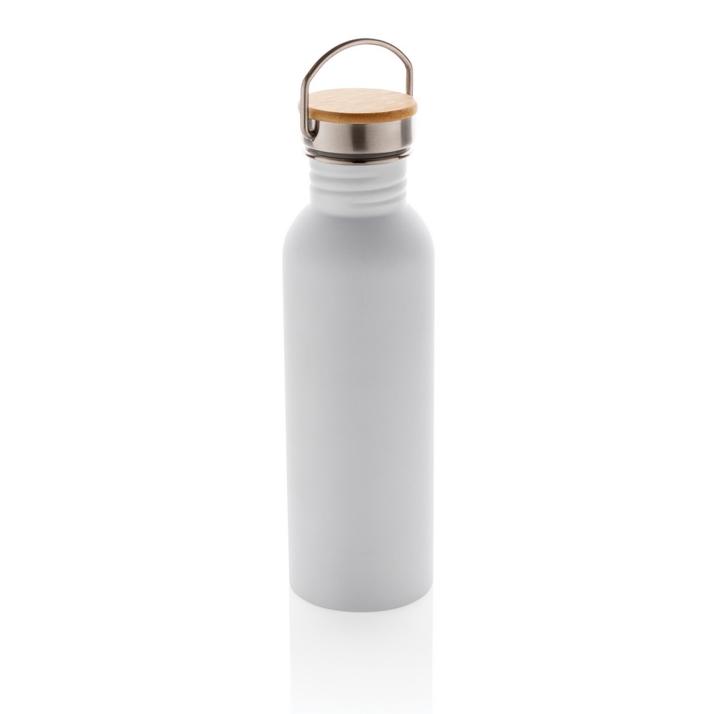 Butelka sportowa stal bambusowa z uchwytem 700ml - Butelki i bidony z nadrukiem logo | VEBI