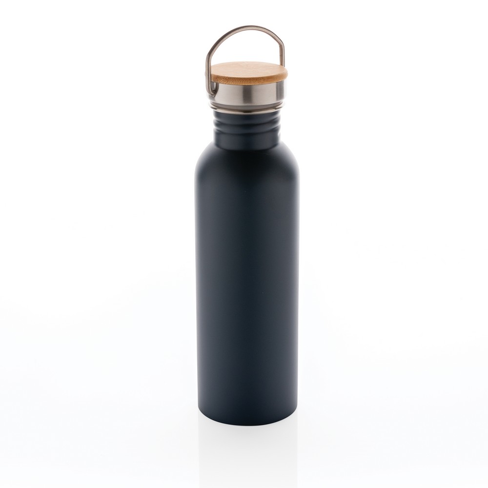 Butelka sportowa stal bambusowa z uchwytem 700ml - Butelki i bidony z nadrukiem logo | VEBI - zdjęcie 20