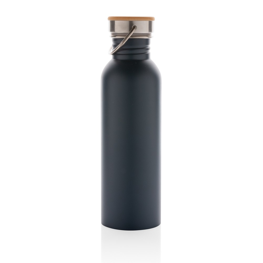 Butelka sportowa stal bambusowa z uchwytem 700ml - Butelki i bidony z nadrukiem logo | VEBI - zdjęcie 22