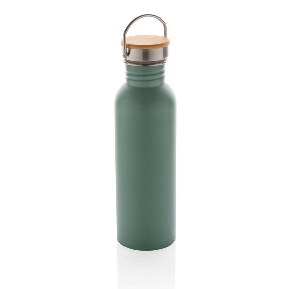 Butelka sportowa stal bambusowa z uchwytem 700ml - Butelki i bidony z nadrukiem logo | VEBI - zdjęcie 30