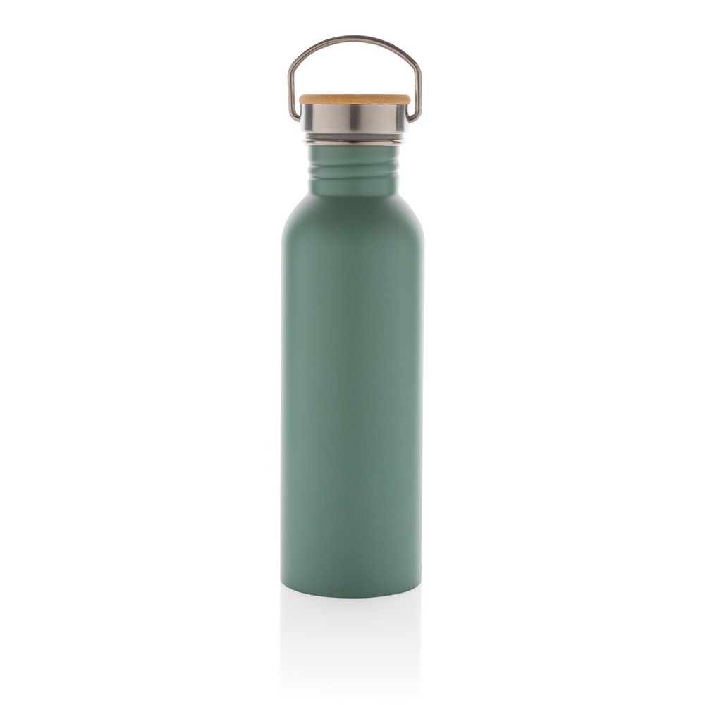 Butelka sportowa stal bambusowa z uchwytem 700ml - Butelki i bidony z nadrukiem logo | VEBI - zdjęcie 31