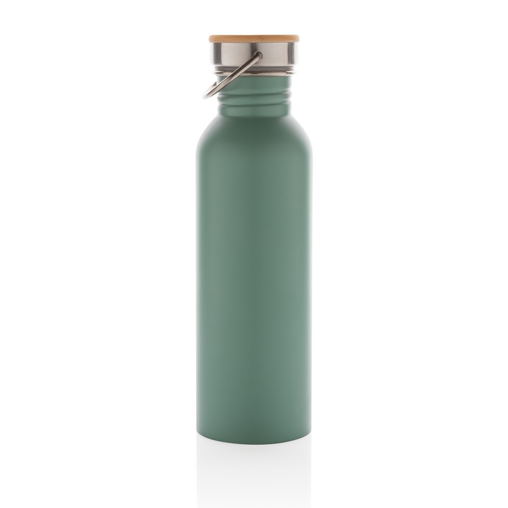 Butelka sportowa stal bambusowa z uchwytem 700ml - Butelki i bidony z nadrukiem logo | VEBI - zdjęcie 32