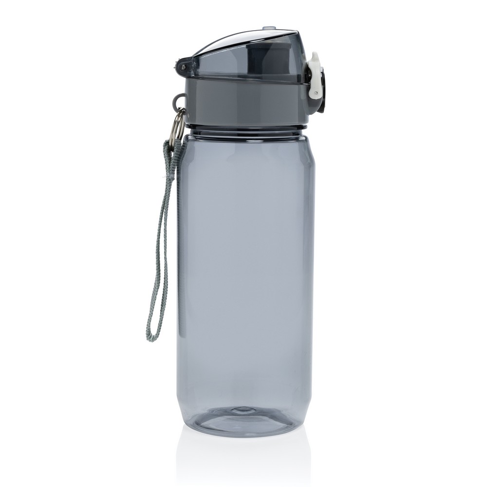 Ekologiczna butelka sportowa RPET 600ml z logo firmy - Butelki i bidony z nadrukiem logo | VEBI - zdjęcie 3